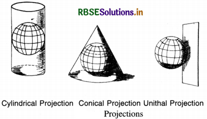 RBSE 11th Geography Practical Book Solutions Chapter 4 Map Projections 2