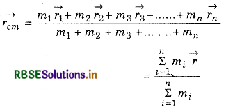RBSE Class 11 Physics Notes Chapter 7 System of Particles and Rotational Motion 1