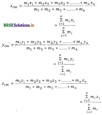 RBSE Class 11 Physics Notes Chapter 7 System of Particles and Rotational Motion 2