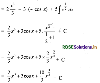 RBSE Solutions for Class 12 Maths Chapter 7 समाकलन Ex 7.1 11