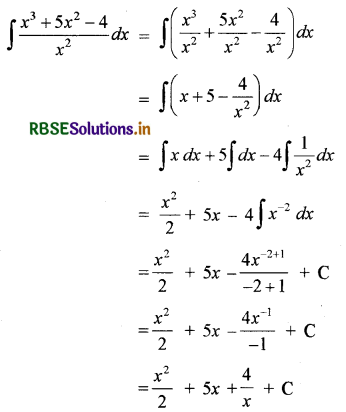 RBSE Solutions for Class 12 Maths Chapter 7 समाकलन Ex 7.1 6