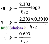 RBSE Class 12 Chemistry Important Questions Chapter 4 रासायनिक बलगतिकी 17