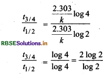 RBSE Class 12 Chemistry Important Questions Chapter 4 रासायनिक बलगतिकी 50