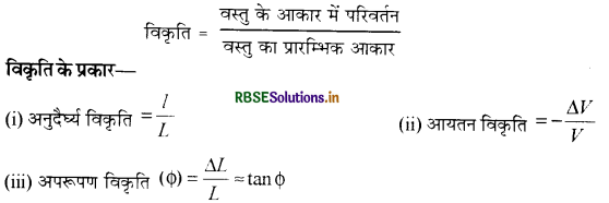 RBSE Class 11 Physics Notes Chapter 9 ठोसों के यांत्रिक गुण 1