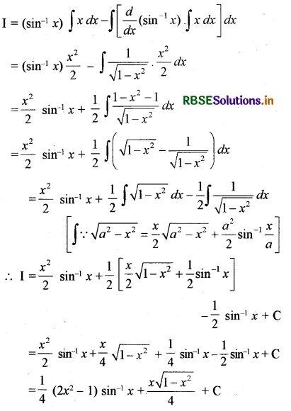 RBSE Solutions for Class 12 Maths Chapter 7 समाकलन Ex 7.6 8