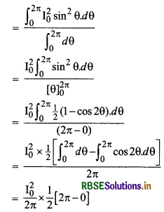 RBSE Class 12 Physics Important Questions Chapter 7 प्रत्यावर्ती धारा 16