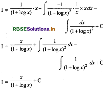 RBSE Class 12 Maths Important Questions Chapter 7 समाकलन 33
