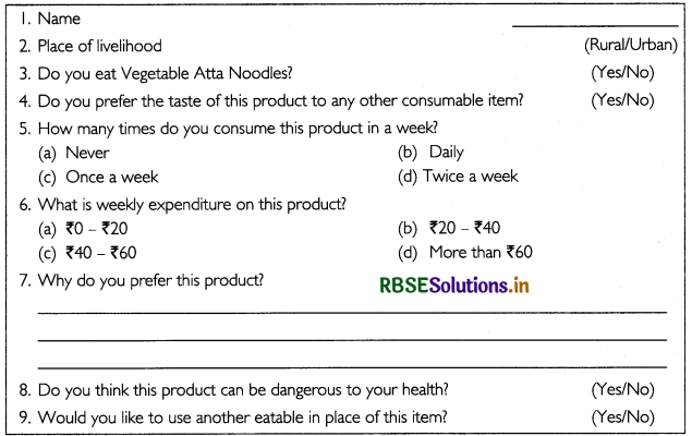 RBSE Solutions for Class 11 Economics Chapter 2 Collection of Data 1