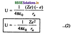 RBSE Class 12 Physics Important Questions Chapter 12 परमाणु 10
