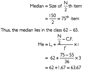 RBSE Solutions for Class 11 Economics Chapter 5 Measures of Central Tendency 22