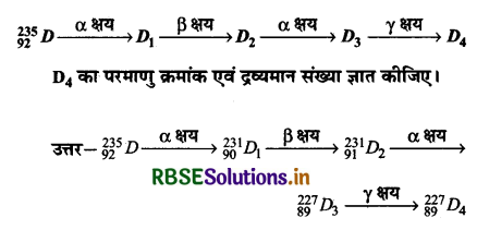 RBSE Class 12 Physics Important Questions Chapter 13 नाभिक 2