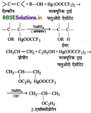 RBSE Class 12 Chemistry Important Questions Chapter 11 ऐल्कोहॉल, फीनॉल एवं ईथर 129