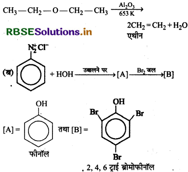 RBSE Class 12 Chemistry Important Questions Chapter 11 ऐल्कोहॉल, फीनॉल एवं ईथर 42