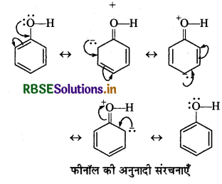 RBSE Class 12 Chemistry Important Questions Chapter 11 ऐल्कोहॉल, फीनॉल एवं ईथर 54