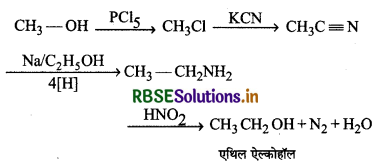 RBSE Class 12 Chemistry Important Questions Chapter 11 ऐल्कोहॉल, फीनॉल एवं ईथर 7