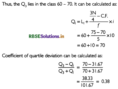 RBSE Class 11 Economics Important Questions Chapter 6 Measures of Dispersion 14