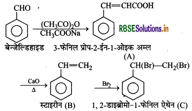 RBSE Class 12 Chemistry Important Questions Chapter 12 ऐल्डिहाइड, कीटोन एवं कार्बोक्सिलिक अम्ल 100