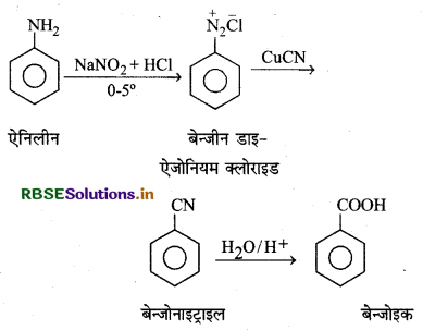 RBSE Class 12 Chemistry Important Questions Chapter 13 ऐमीन53