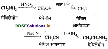 RBSE Class 12 Chemistry Important Questions Chapter 13 ऐमीन71