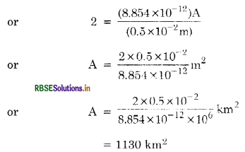 RBSE Solutions for Class 12 Physics Chapter 2 Electrostatic Potential and Capacitance 22