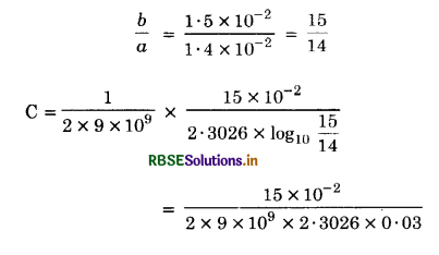 RBSE Solutions for Class 12 Physics Chapter 2 Electrostatic Potential and Capacitance 27