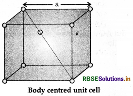 RBSE Solutions for Class 12 Chemistry Chapter 1 The Solid State 19