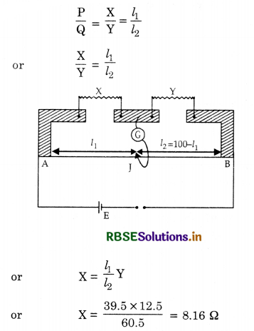 RBSE Solutions for Class 12 Physics Chapter 3 Current Electricity 9