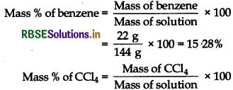 RBSE Solutions for Class 12 Chemistry Chapter 2 Solutions 1