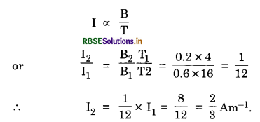 RBSE Solutions for Class 12 Physics Chapter 5 Magnetism and Matter 9