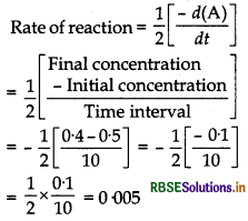 RBSE Solutions for Class 12 Chemistry Chapter 4 Chemical Kinetics 2