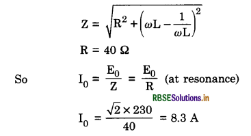 RBSE Solutions for Class 12 Physics Chapter 7 Alternating Current 5
