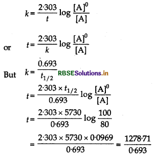 RBSE Solutions for Class 12 Chemistry Chapter 4 Chemical Kinetics 15