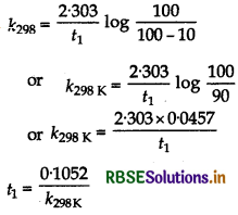 RBSE Solutions for Class 12 Chemistry Chapter 4 Chemical Kinetics 28