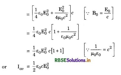 RBSE Solutions for Class 12 Physics Chapter 8 Electromagnetic Waves 12