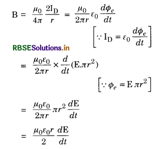 RBSE Solutions for Class 12 Physics Chapter 8 Electromagnetic Waves 8