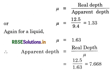 RBSE Solutions for Class 12 Physics Chapter 9 Ray Optics and Optical Instruments 4