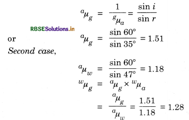 RBSE Solutions for Class 12 Physics Chapter 9 Ray Optics and Optical Instruments 6