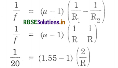 RBSE Solutions for Class 12 Physics Chapter 9 Ray Optics and Optical Instruments 9