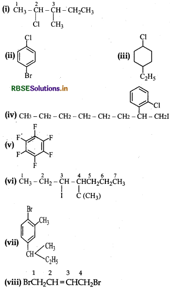 RBSE Solutions for Class 12 Chemistry Chapter 10 Haloalkanes and Haloarenes 21