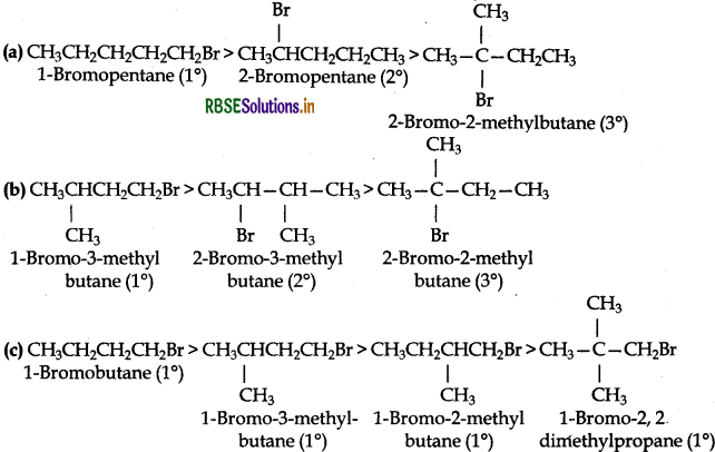 RBSE Solutions for Class 12 Chemistry Chapter 10 Haloalkanes and Haloarenes 40