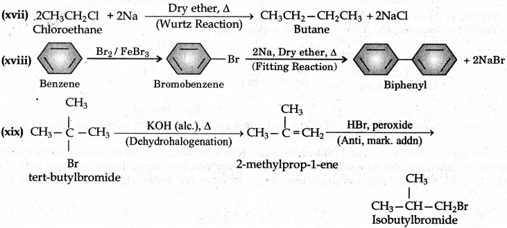 RBSE Solutions for Class 12 Chemistry Chapter 10 Haloalkanes and Haloarenes 46