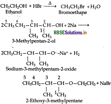 RBSE Solutions for Class 12 Chemistry Chapter 11 Alcohols, Phenols and Ethers 21