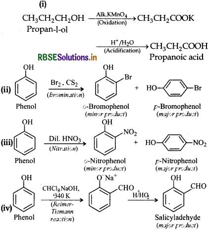 RBSE Solutions for Class 12 Chemistry Chapter 11 Alcohols, Phenols and Ethers 50