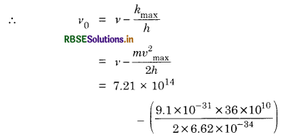 RBSE Solutions for Class 12 Physics Chapter 11 Dual Nature of Radiation and Matter 1