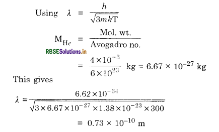 RBSE Solutions for Class 12 Physics Chapter 11 Dual Nature of Radiation and Matter 16