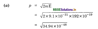 RBSE Solutions for Class 12 Physics Chapter 11 Dual Nature of Radiation and Matter 3