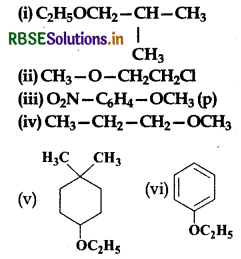 RBSE Solutions for Class 12 Chemistry Chapter 11 Alcohols, Phenols and Ethers 60