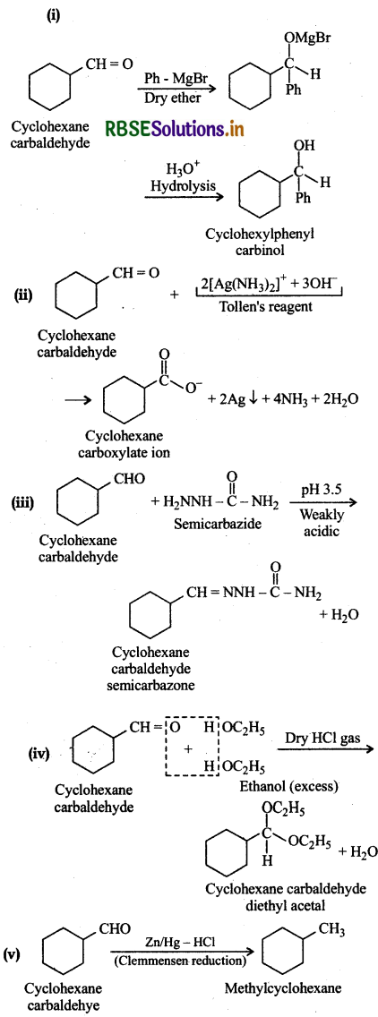 RBSE Solutions for Class 12 Chemistry Chapter 12 Aldehydes, Ketones and Carboxylic Acids 27