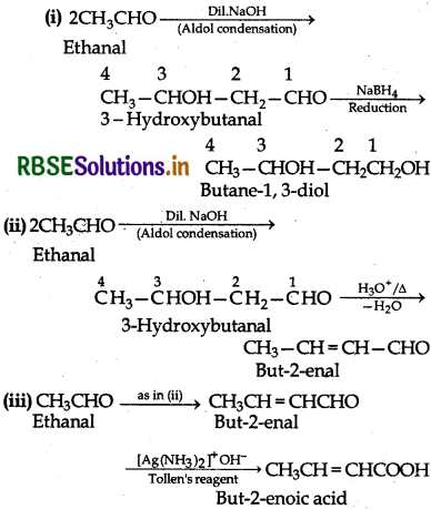 RBSE Solutions for Class 12 Chemistry Chapter 12 Aldehydes, Ketones and Carboxylic Acids 30