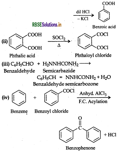 RBSE Solutions for Class 12 Chemistry Chapter 12 Aldehydes, Ketones and Carboxylic Acids 60